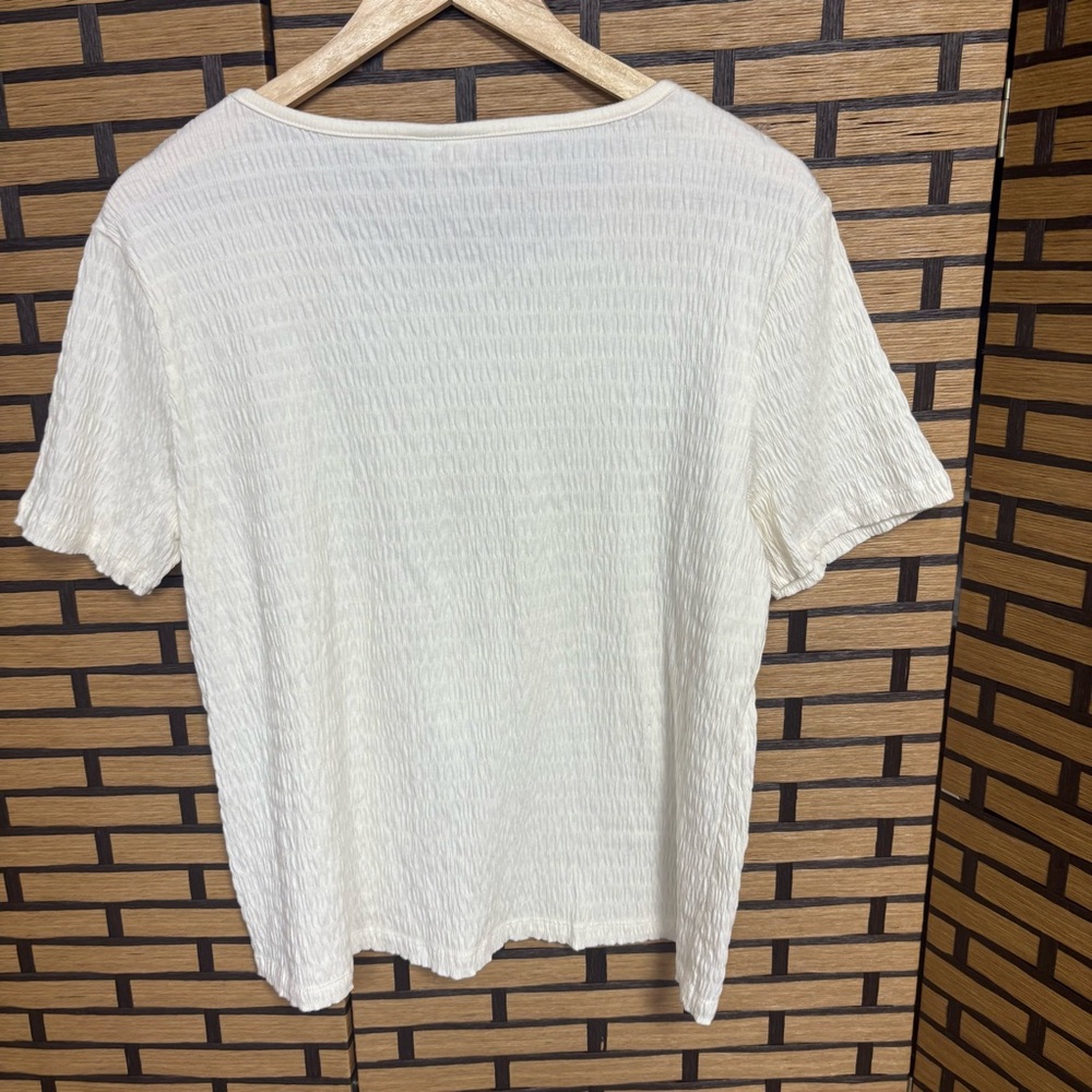 Appleseed’s Ivory Top Size Large - Picture 2 of 6